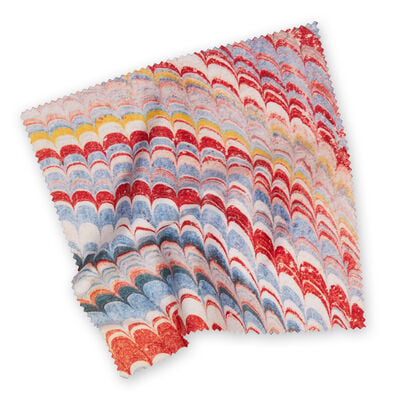 Red marble lens cloth